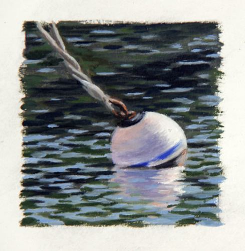 Will Kefauver oil painting, "Float"