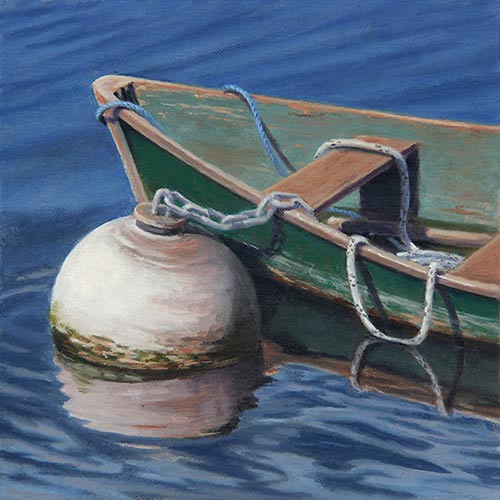 Will Kefauver oil paintings, "Chained Float"