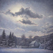"Chilmark Winter", Oil Painting by Will Kefauver