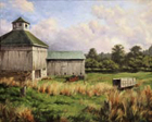 "Green Roof" Oil on LInen by Will Kefauver