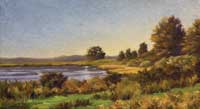 Inlet at Griswold Point, painting, Old Lyme, Connecticut