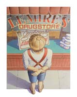 Boy at the drugstore