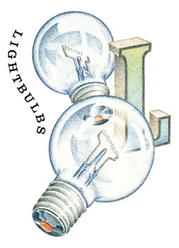 L is for Lightbulb