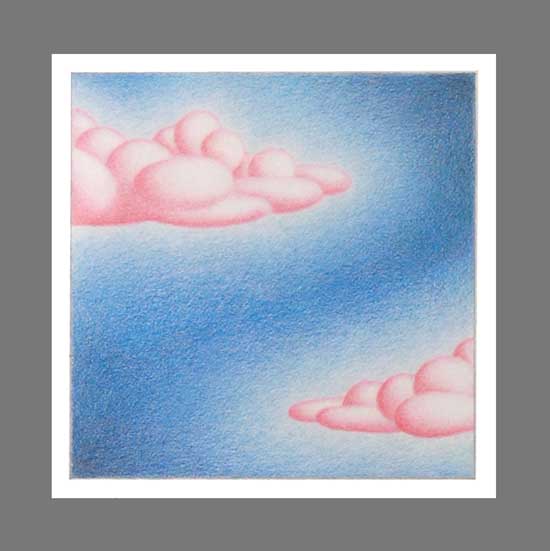 Clouds with Pink Glow