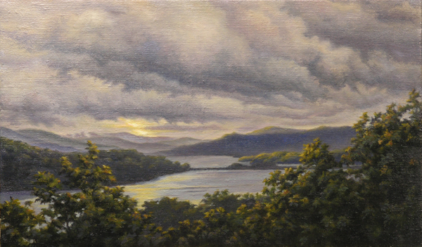 Will Kefauver, Painting, "Across the Hudson"