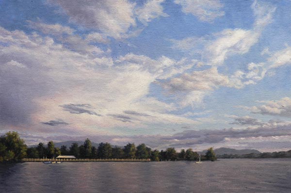 Will Kefauver, Hudson River Paintings, "Afternoon River, Beacon"