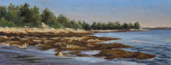 Will Kefauver oil painting, "Coastal II"