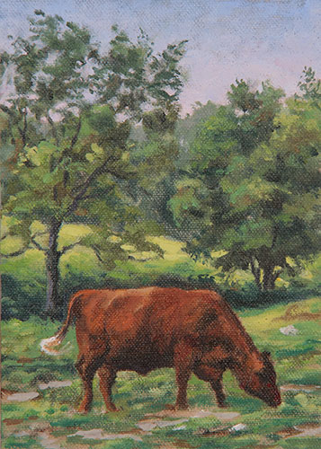 Will Kefauver, Painting, "Grazing II"