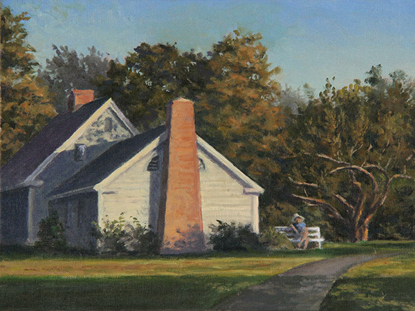 Will Kefauver oil paintings, "At the Griswold"