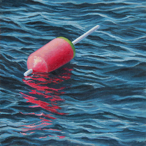 Will Kefauver oil paintings, "Buoy"