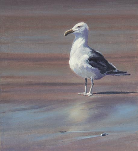 Will Kefauver oil painting, "On Watch"