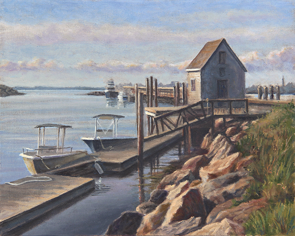 Will Kefauver oil paintings, "Safe Harbor"