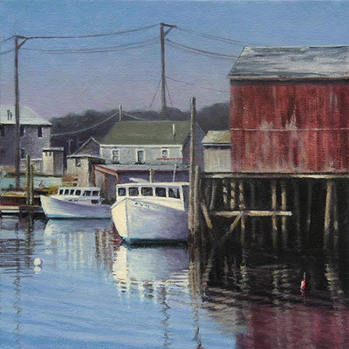 Will Kefauver oil paintings, "South Bristol"