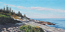 Will Kefauver oil paintings, "Up Coast, Pemaquid II"