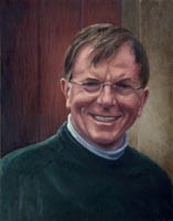 Will Kefauver portrait in oils, "Uncle Bob"