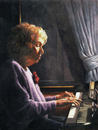 Will Kefauver portrait in oils, "Virginia"