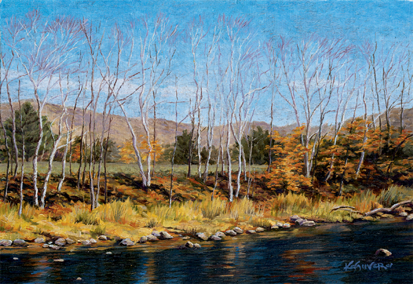 Will Kefauver, Painting, "Vermont River"