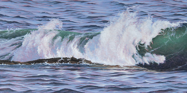 Will Kefauver oil painting, "Break"